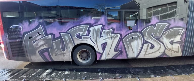Graffitientfernung Bus - Niedersachsen